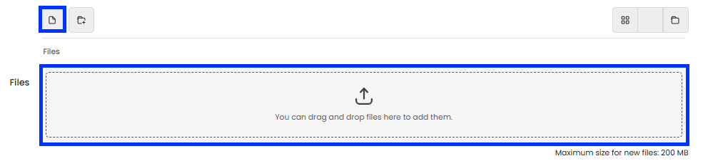 Moodle - File Upload - Folder Contents